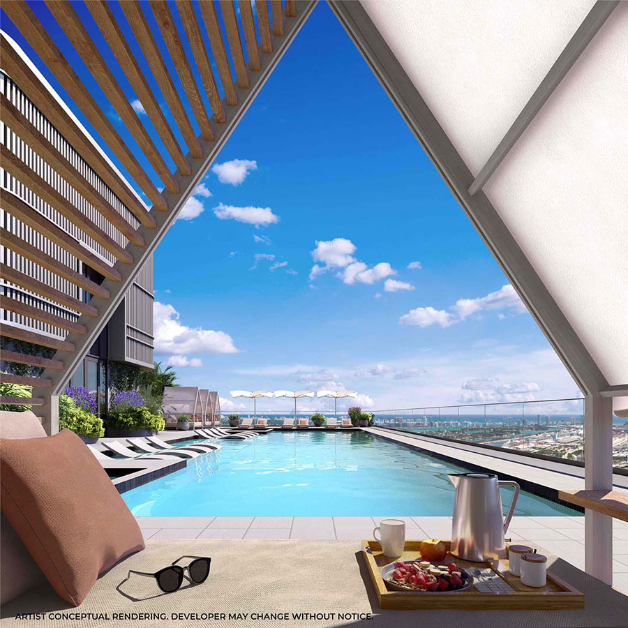 501 First Residences - vista del proyecto
