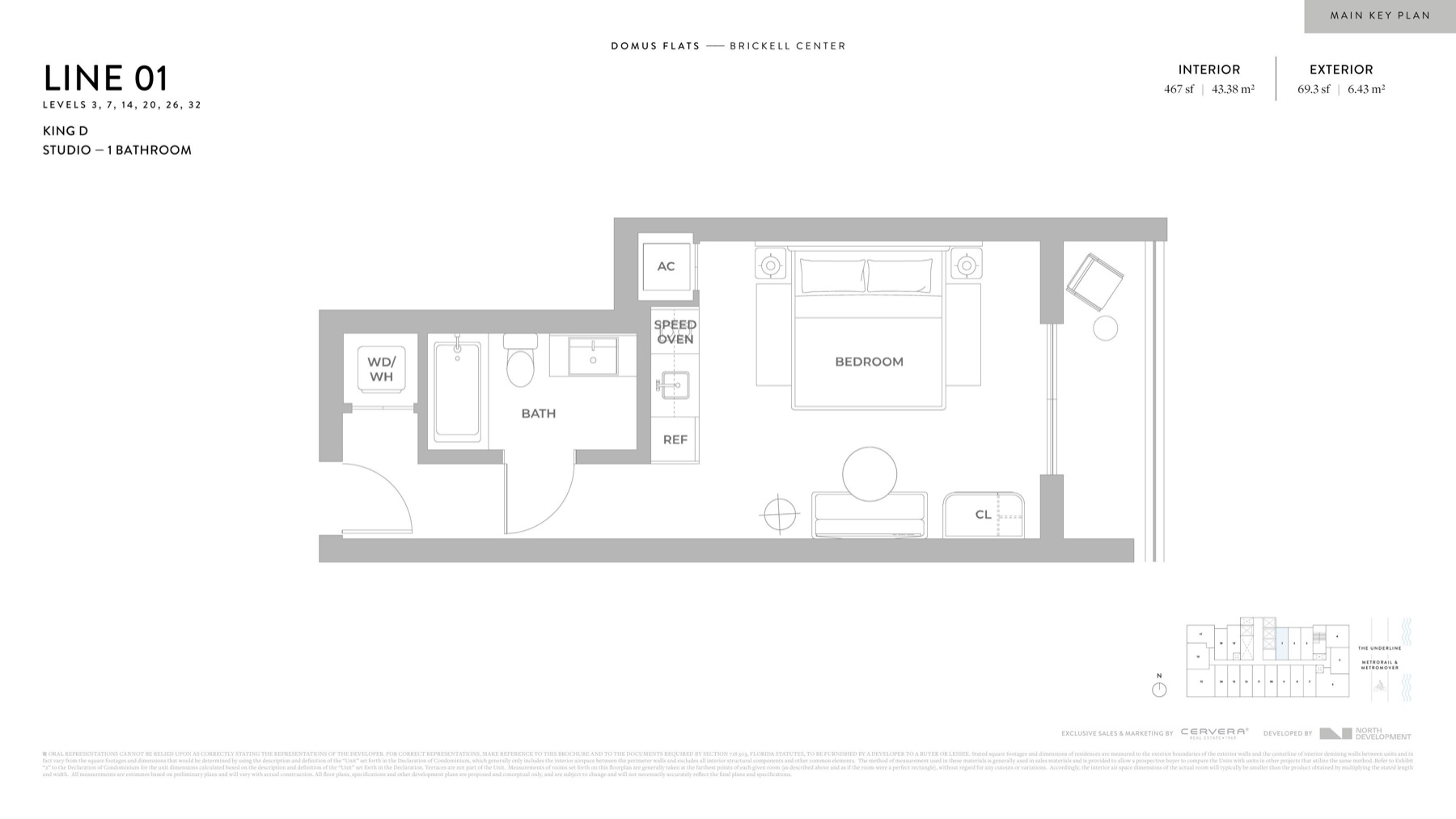 Plano de Domus Brickell Center