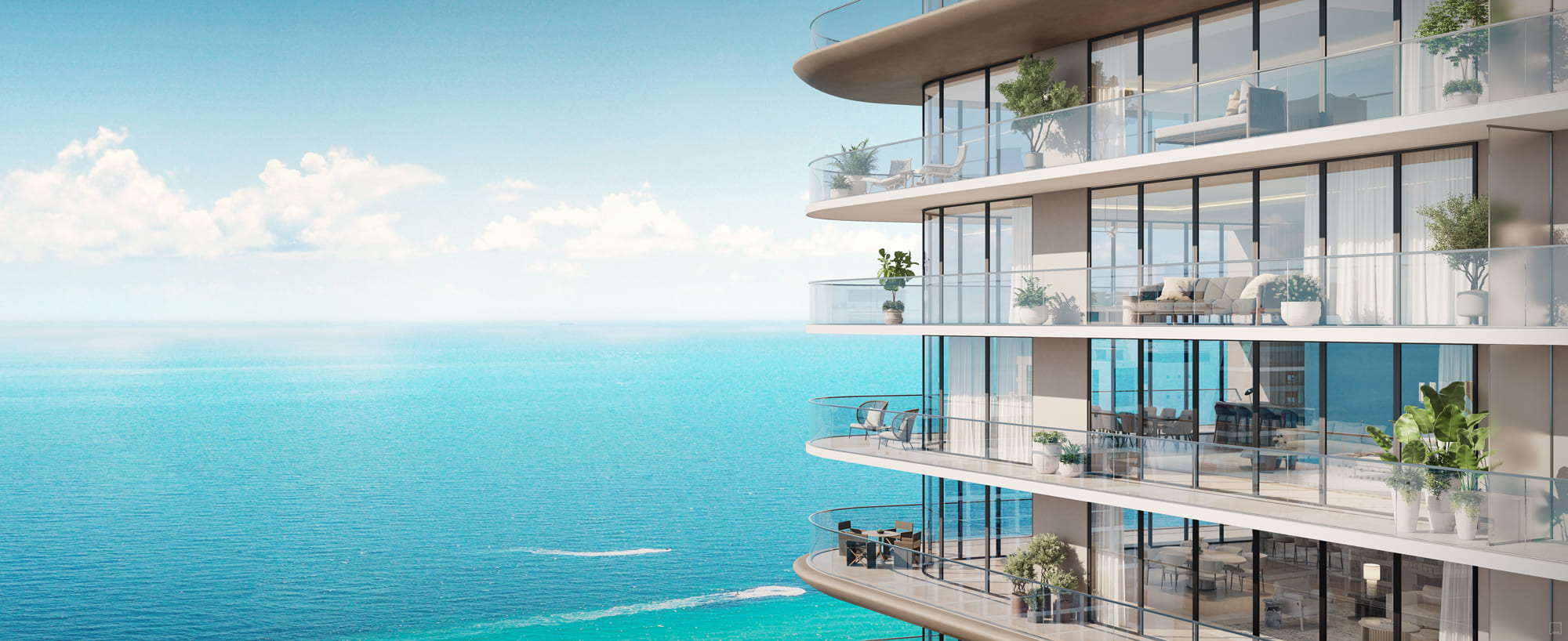 Icon Beach Hollywood - vista del proyecto