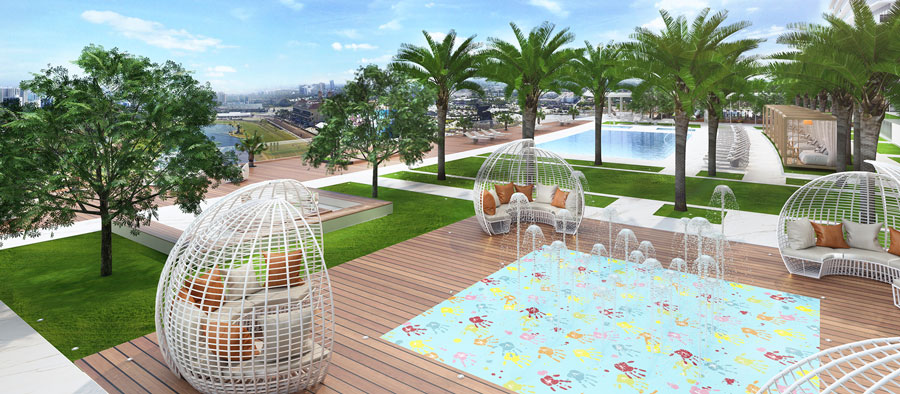 Oasis Hallandale - vista del proyecto