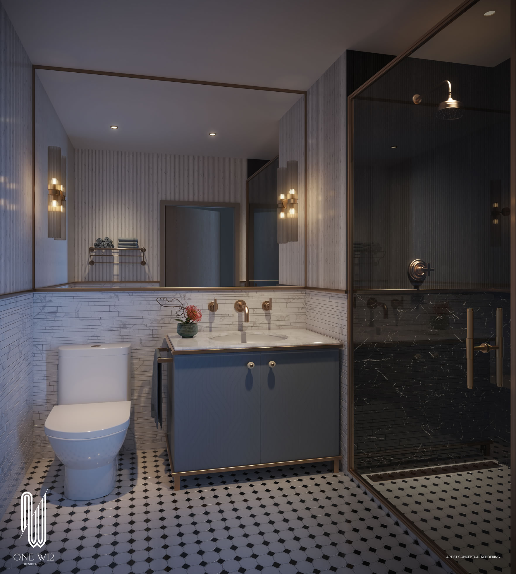 One W12 Residences - espacios del proyecto