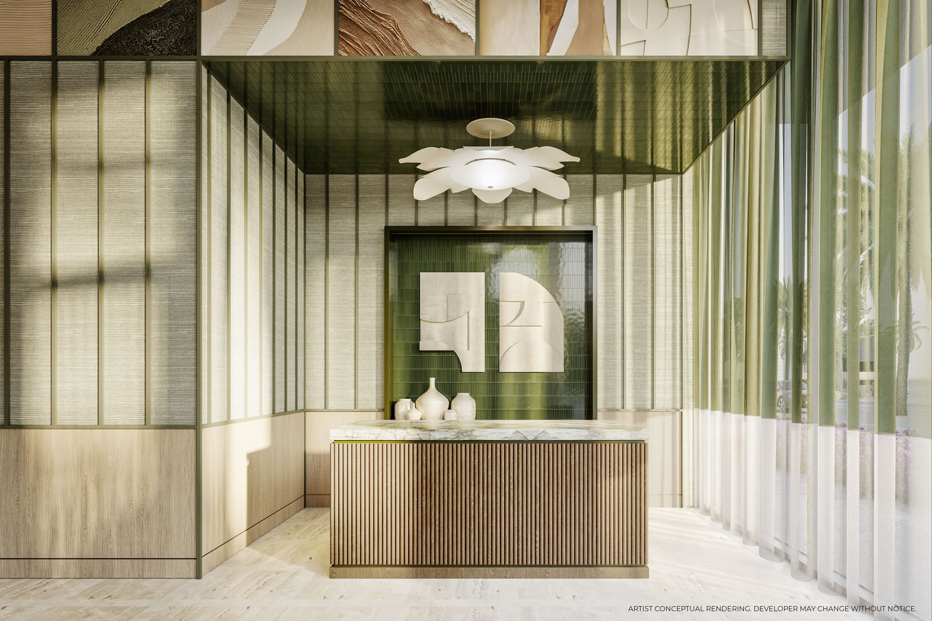 Palma Miami Beach Residences - espacios del proyecto