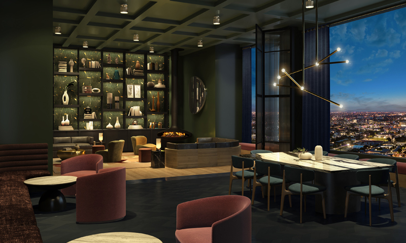 The Crosby Miami World Center - espacios del proyecto