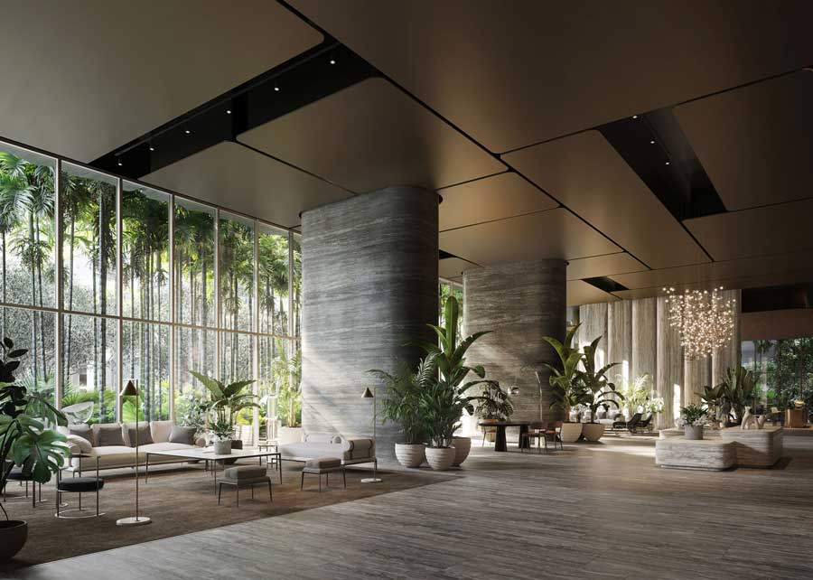 The Residences at 1428 Brickell - espacios del proyecto